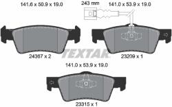 TEXTAR Set Placute Frana, Frana Disc 2436704 Vw Touareg