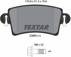 TEXTAR Set Placute Frana, Frana Disc 2366901 Nissan Interstar Opel Movano A