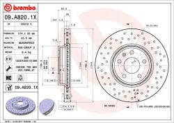BREMBO Disc Frana 09. A820.1X Audi A4 B8/A4 B9/A5 Audi (Faw) A4L B8/A4L B9 (09.A820.1X)