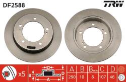 TRW Disc Frana Df2588 Geo Tracker Suzuki Jimny Autoturism De Teren, /Vitara/X-90