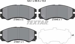 TEXTAR Set Placute Frana, Frana Disc 2184501 Acura Slx Chevrolet Trooper Holden Frontera