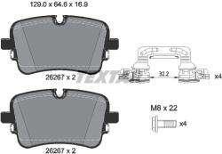 TEXTAR Set Placute Frana, Frana Disc 2626701 Audi A6 C8/A6 E-Tron/A7/A8 D5/E-Tron/Q7/Q8