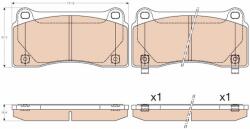 TRW Set Placute Frana, Frana Disc Gdb3573 Nissan Gt-R