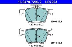 ATE Set Placute Frana, Frana Disc 13.0470-7293.2 Audi A3/Q2/Tt Cupra Ateca Seat Ateca