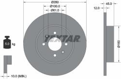 TEXTAR Disc Frana 92181203 Renault Kangoo