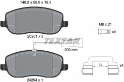 TEXTAR Set Placute Frana, Frana Disc 2429401 Fiat Croma (2429401)