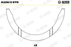 GLYCO Saiba Distantier, Arbore Cotit A326/2Std Dodge Attitude Hyundai Accent Iv/Creta