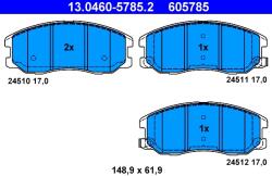 ATE Set Placute Frana, Frana Disc 13.0460-5785.2 Chevrolet Captiva/Captiva Sport (13.0460-5785.2)