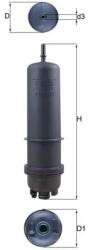 KNECHT Filtru Combustibil Kl872/7 Alpina D4 Gran Bmw 3/3 Touring/4/4 Gran (KL872/7)