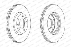 FERODO Disc Frana Ddf1132 Citroën Jumper Ii/Xm Peugeot 407/508/508 I/508 Sw I/605/607