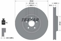 TEXTAR Disc Frana 92160505 Audi Tt (92160505)