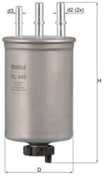 MAHLE Filtru Combustibil Kl446 Ford Focus I/Mondeo Iii/Tourneo Connect/Transit Connect (KL446)
