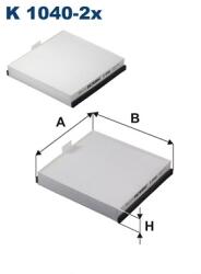 FILTRON Filtru, Aer Habitaclu K1040-2X Renault Avantime/Espace Ii/Espace Iii (K1040-2x)