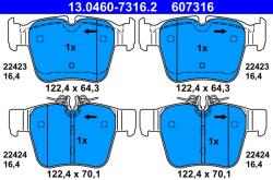 ATE Set Placute Frana, Frana Disc 13.0460-7316.2 Mercedes-Benz C-Class/Glc (13.0460-7316.2)