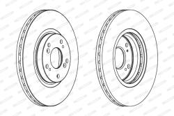FERODO Disc Frana Ddf1424C Honda Accord Vii