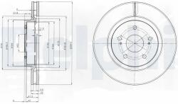 DELPHI Disc Frana Bg4131 Suzuki Grand Vitara Ii (BG4131)