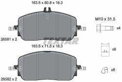 TEXTAR Set Placute Frana, Frana Disc 2658101 Mercedes-Benz C-Class/C-Class All-Terrain