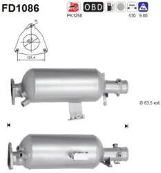 AS Filtru Funingine/Particule, Sist. De Esapament Fd1086 Land Rover Discovery Iv