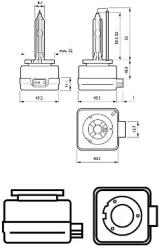 Philips Bec, Far Faza Lunga 42403Whv2C1 Alfa Romeo Giulia/Stelvio Audi A1/A3/A4 B8/A5/A7