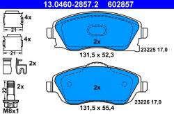 ATE Set Placute Frana, Frana Disc 13.0460-2857.2 Opel Combo/Corsa C/Meriva A (13.0460-2857.2)