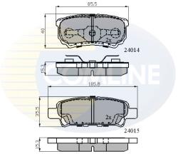 COMLINE Set Placute Frana, Frana Disc Cbp31290 Chrysler Sebring Dodge Avenger/Caliber
