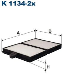FILTRON Filtru, Aer Habitaclu K1134-2X Toyota Avensis/Caldina/Carina E Vi/Carina Vii (K1134-2x)