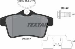 TEXTAR Set Placute Frana, Frana Disc 2492201 Citroën C4/C4 Ii/Ds4/Ds5 Ds Ds 5 (2492201)