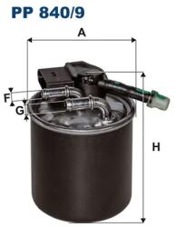 FILTRON Filtru Combustibil Pp840/9 Mercedes-Benz C-Class/C-Class T-Model/Cls/E-Class/Glc