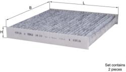KNECHT Filtru, Aer Habitaclu Lak216 Acura Tlx Honda Accord Ix/Accord Vii/Accord Viii