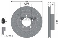 TEXTAR Disc Frana 92279605 Porsche 718 Boxster/718 Cayman/911/Boxster/Cayman (92279605)