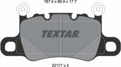 TEXTAR Set Placute Frana, Frana Disc 2217701 Porsche 718 Boxster/718 Cayman