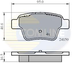 COMLINE Set Placute Frana, Frana Disc Cbp01658 Citroën C4/C4 I Peugeot 207/307/408