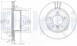 DELPHI Disc Frana Bg3900C Bmw 1/3