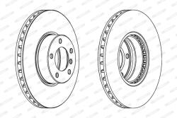 FERODO Disc Frana Ddf1202C-1 Alpina B10 Bmw 5
