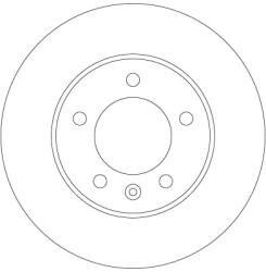 TRW Disc Frana Df6120 Opel Movano B Renault Master Iii Vauxhall Movano Mk Iicombi (DF6120)