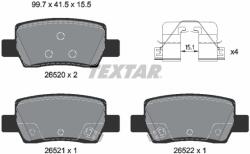 TEXTAR Set Placute Frana, Frana Disc 2652001 Hyundai Elantra V/Elantra Vii/Kona (2652001)
