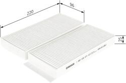 Bosch Filtru, Aer Habitaclu 1987435077 Ssangyong Actyon I/Actyon Ii/Actyon Sports I