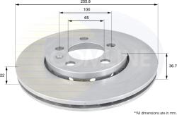 COMLINE Disc Frana Adc1407V Audi A1/A2/A3 Seat Cordoba/Cordoba Vario/Ibiza Iii/Ibiza Iv (ADC1407V)