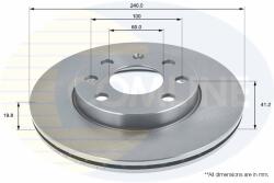 COMLINE Disc Frana Adc1123V Opel Corsa C Vauxhall Corsa Mk Ii/Corsavan Mk Iicaseta/