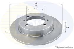 COMLINE Disc Frana Adc0355 Mitsubishi Carisma/Space Star Proton Impian Volvo S40 I/V40 (ADC0355)