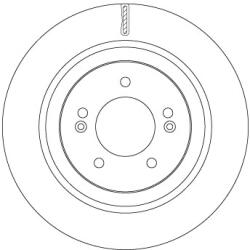 TRW Disc Frana Df6959 Kia Optima/Optima Sportswagon