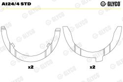 GLYCO Saiba Distantier, Arbore Cotit A124/4Std Audi 100 C2/100 C3/100 C4/200 C2/200 C3 (A124/4STD)