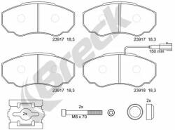 BRECK Set Placute Frana, Frana Disc 239170070310 Citroën Jumper I Fiat Ducato (239170070310)