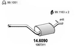 ASSO Toba Esapamet Intermediara 14.6090 Ford Focus I