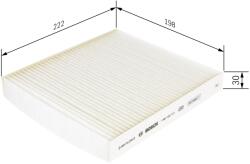 Bosch Filtru, Aer Habitaclu 1987432121 Mg Express/Mg Zr Rover 200/200 Ii/25 Commerce (1987432121)
