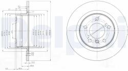 DELPHI Disc Frana Bg3960 Bmw 1/3 (BG3960)
