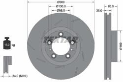 TEXTAR Disc Frana 92213905 Porsche Panamera