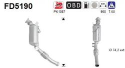 AS Filtru Funingine/Particule, Sist. De Esapament Fd5190 Mercedes-Benz Marco Polo (FD5190)