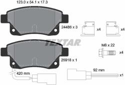 TEXTAR Set Placute Frana, Frana Disc 2448601 Ford Transit/Transit Tourneo