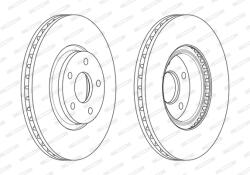 FERODO Disc Frana Ddf1835C-1 Ford Mondeo Iv